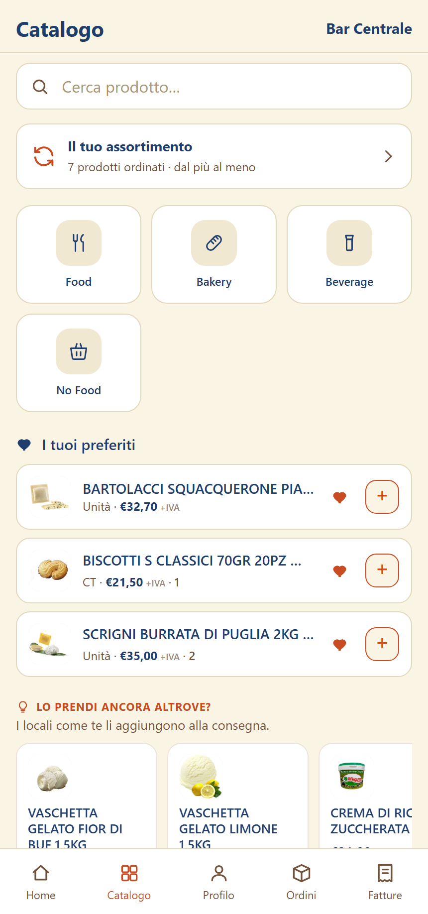 App folari: catalogo per categorie e preferiti
